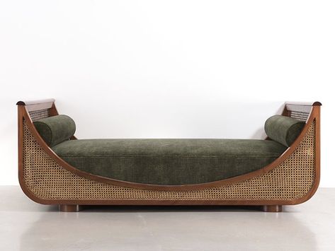 Cane Sofa Living Rooms, Diy Wooden Sofa, Cane Furniture Living Room, Chettinad Furniture, Living Sofa, Cane Sofa, Vintage Sofas, Wooden Sofa Designs, Cane Furniture