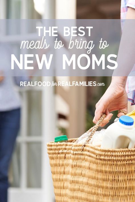 The best meals to bring to new moms - Real Food for Real Families Meals To Bring New Moms, New Mom Meals, Baked Ziti With Chicken, Postnatal Care, Meal Train, Mom Meals, Three Babies, Best Meals, Breakfast Meat