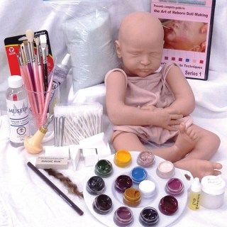 DKI Beginner Series - Complete Kit with Doll Custom Reborn Dolls, How To Make Silicone, Baby Mold, Bb Reborn, Baby Reborn, Reborn Doll Kits, Baby Doll Pattern, Realistic Baby Dolls, Reborn Baby Girl