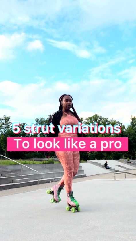 deedellimore on Instagram: ✨Tutorial Tuesday!!✨The strut is what first drew me to roller skating and it took my 9 months to master because there were very few… How To Strut On Roller Skates, Roller Rink Outfit, Skate Dance, Skating Tips, Jam Skating, Roller Rink, Instagram Tutorial, Roller Derby, Roller Skate