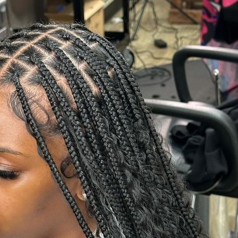 Braids by Bink in Arlington Tx💇🏽‍♀️ on Instagram: "SMALL BUTT KNOTLESS W EXTRA BOHO🩷 #arlington hairstylist #neatbraids #knotlessbraids #neatparts #slickfoundation #cleanbraids #longknotlessbraids" Small Long Knotless Braids, Extra Small Knotless Braids, Knotless Braid Hairstyles, Long Knotless Braids, Braided Hairstyles Kids, Girls Braided Hairstyles, Girls Braided Hairstyles Kids, Small Knotless Braids, Knotless Braid