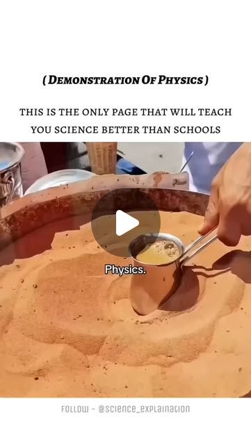 Science on Instagram: "Demonstration of Physics...

• Follow - @science_explaination

• #reels #study #studygram #education #student #studying #school #learning #studynotes #instagram #learn #science #knowledge" Learn Science, Science Knowledge, Education Student, School Learning, Student Studying, Science Projects, Study Notes, Physics, Science