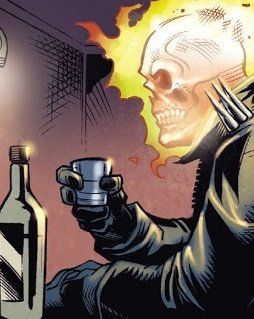 Johnny Blaze, A Skull, Ghost Rider, Skeleton, Avengers, The Story, Ghost, Marvel