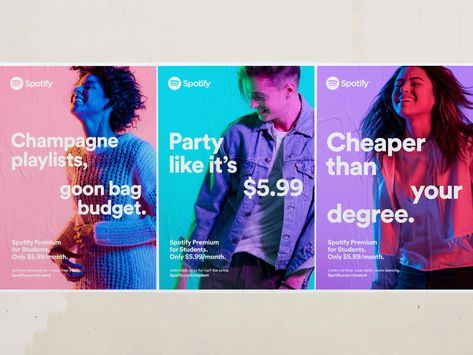 Spotify Design, Christopher Doyle, Spotify Premium, Brand Campaign, Vertical Design, Design Advertising, Creative Ads, Layout Inspiration, Instagrammer