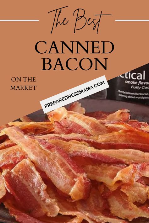 It’s hard to get excited about most things you eat from a can - except bacon! Canning Bacon, Canned Bacon, Long Term Food Storage, Dehydrated Food, Canning Recipes, Hard To Get, Get Excited, Food Storage Containers, Food Storage