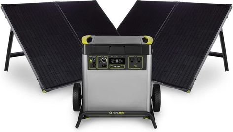 HARNESS THE POWER OF THE SUN: Charge the Yeti 6000X from the sun with our Boulder 200 Briefcase solar panels for unlimited power. Prepping Essentials, Generator For Home, Solar Powered Generator, Goal Zero, Monocrystalline Solar Panels, Solar Kit, Portable Power Station, Generator House, Portable Solar Panels