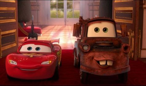 Lightning Mcqueen Videos, Disney Cars Movie, Tow Mater, Car Memes, Mac Wallpaper, Boss Baby, Good Buddy, Disney Pixar Cars, Cars Movie