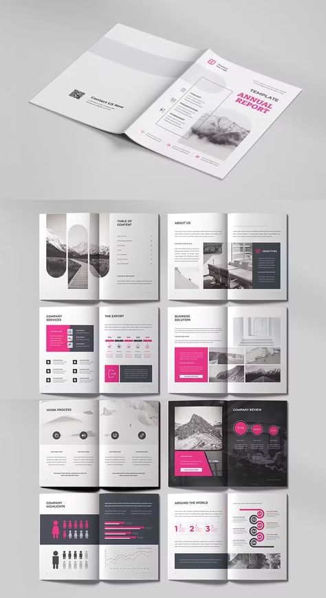 Report Design Template, Company Profile Presentation, Brochure Design Layouts, Airbnb Promotion, Proposal Design, Annual Report Design, Slides Design, Annual Reports, Luxury Branding Design