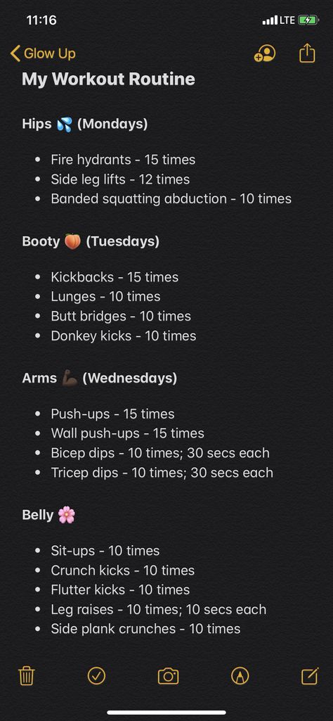 Workout For Night Time, Exercise Routine Aesthetic, Add Weight Workout, Good Workout Routine Gym For Women, Gym Routine At Home, Night Routine Workout, Workout Routine Women At Home, Latina Workout Aesthetic, Workout List Aesthetic