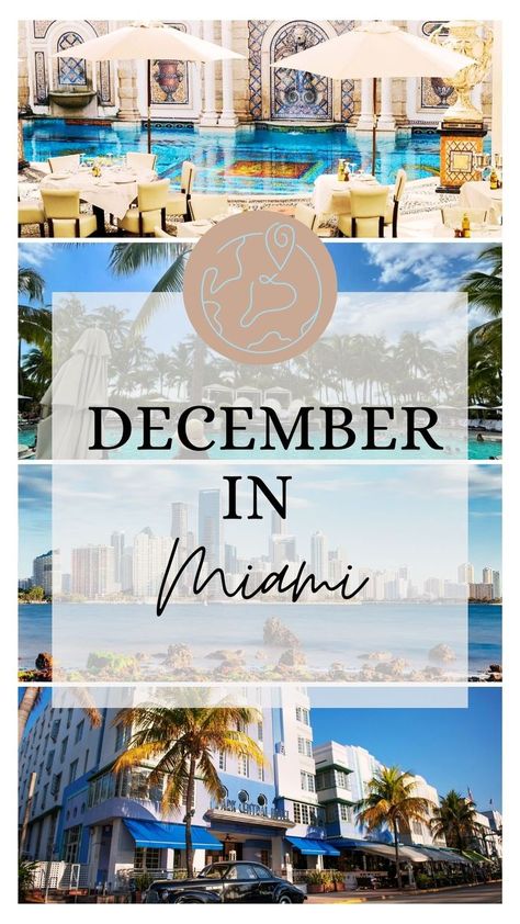 Miami in December 2023! What to Do This Winter in Miami Miami Packing List Winter, Miami In December, December Travel Destinations, Miami Packing List, Miami Winter, December Travel, Miami Trip, Winter Packing List, New Year Planning