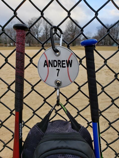 Dugout Organization, Softball Dugout, Softball Team Mom, Baseball Treats, Baseball Bag Tags, Baseball Snacks, Softball Bag, Team Mom Baseball, Baseball Dugout