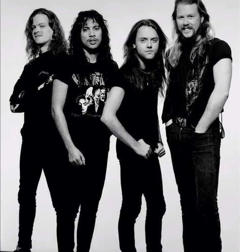 Metallica 1991, Ross Halfin, 80s Heavy Metal, Kirk Hammett, Metal Bands, Heavy Metal, Metallica, Band, Wall