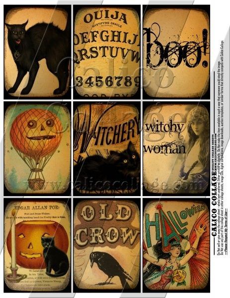 +Vintage+Halloween+Printables Vintage Halloween Printables, Imprimibles Halloween, Hantverk Diy, Halloween Memes, Halloween Printables Free, Postal Vintage, Halloween Labels, Halloween Tags, Halloween Vintage