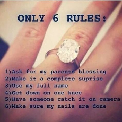 Only 6 Rules. For proposal. Wedding Proposals, Dear Future Husband, Future Wedding Plans, Dear Future, Cute Wedding Ideas, Wedding Goals, Put A Ring On It, Wedding Wishes, Here Comes The Bride