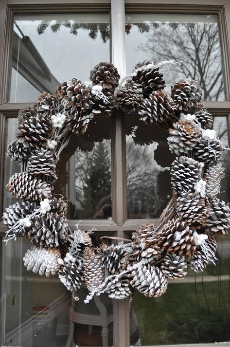 29 DIY Pinecone Wreath Techniques to Dazzle This Season Pinecone Wreaths Diy, Wreath Techniques, Diy Pinecone Wreath, Pinecone Wreaths, Pine Cone Flower Wreath, Repurpose Leftovers, Pine Cone Wreath, Wreath Stand, Cone Wreath