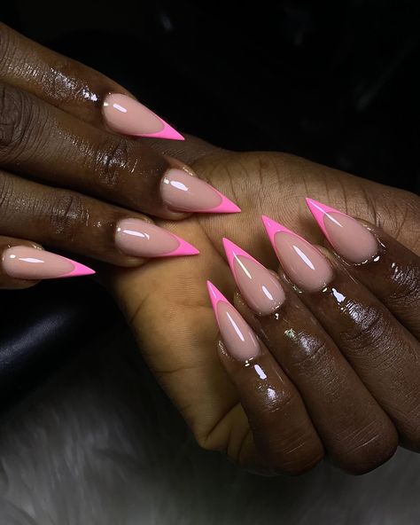 Shaped and pretty 🥰❤️ Stellos Nails, Nails Design Pink, Pink Nail Designs, Nails Design, Nail Inspo, Nail Designs, Nails, Pink, Quick Saves