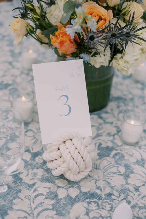 Saint Michaels Wedding | Chesapeake Bay Maritime Museum - nautical themed wedding - nautical table numbers - wedding reception Cruise Theme Wedding, Maritime Wedding Decoration, Nautic Wedding, Cute Table Number Ideas, Seaside Themed Wedding, Seaside Party, Chesapeake Bay Wedding Theme, Backyard Coastal Wedding, Nautical Seating Chart Wedding