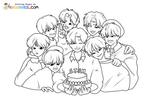 Raskrasil.com-Stray-Kids-Colroing-Pages-8 Stray Kids Coloring Page, Skz Drawing, Nerd Games, Lyric Tattoos, Kid Coloring Page, Detailed Coloring Pages, Kids Coloring Book, T Art, Tattoos For Kids