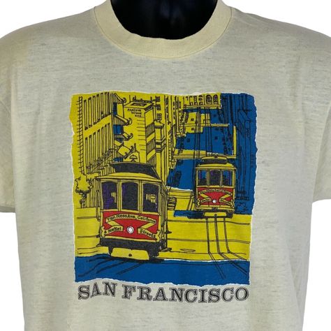 Yellow Screen, Travel Tees, Market Street, Travel Tourism, Vintage Souvenir, Star Shirt, Logo Color, Apparel Design, Cool Fabric