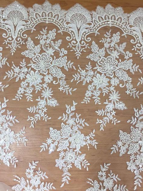 Motif Bordir, Turkish Design, Border Embroidery Designs, Border Embroidery, Handwork Embroidery Design, Embroidery Fabric, Chantilly Lace, Lace Design, Textile Prints