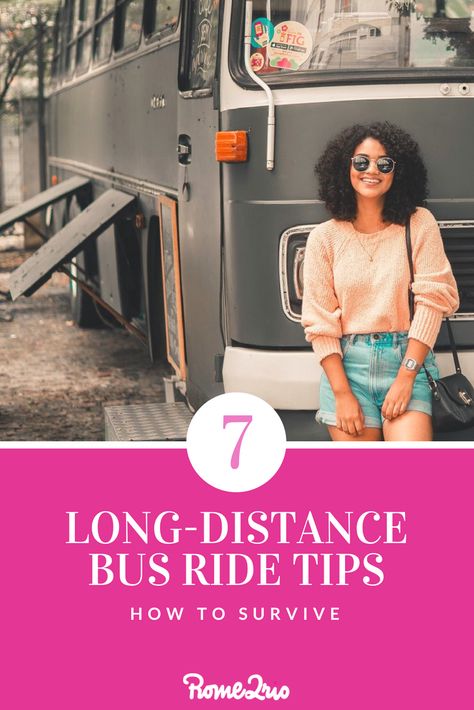 Make that long bus ride fly by with our top tips on how to survive that journey! #bustravel #europetravel #budgettravel #traveltips #travelhacks #bustrip #gapyear #busgames #bustips #bestseat #rome2rio Bus Trip Essentials, Bus Journey, Bus Information, Travel Secrets, Outfit For Travel, Travel Tags, Perfect Summer Outfit, Bus Travel, Bus Ride