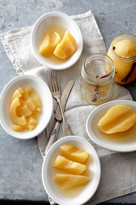 Honey-Cinnamon Pears Cinnamon Pears, Desserts Board, Honey Dessert, Cherry Crisp, Canned Pears, Roasted Pear, Pane Dolce, Fluff Desserts, Honey Cinnamon