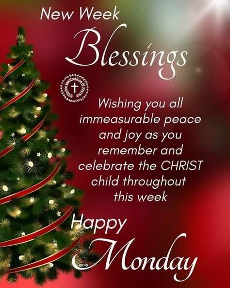 Christmas Monday Blessings, December Monday Blessings, December 3rd Blessings, Monday Christmas Blessings, December 2nd Quotes, Christmas Week Blessings, Happy Monday December, Christmas Week Quotes, Happy Monday Christmas