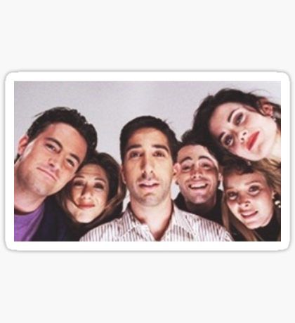 Friends Cast Selfie Sticker Wall