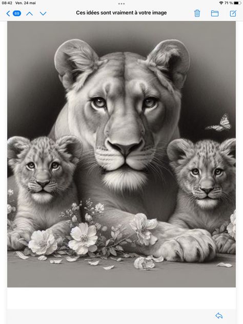 Mother Lion Tattoo, Lioness With Cubs Tattoo, Lioness And Cubs Tattoo, Lioness Art, Lioness And Cub Tattoo, Lion Cub Tattoo, Lioness Tattoo Design, Disney Sleeve Tattoos, Arm Tattoos Drawing