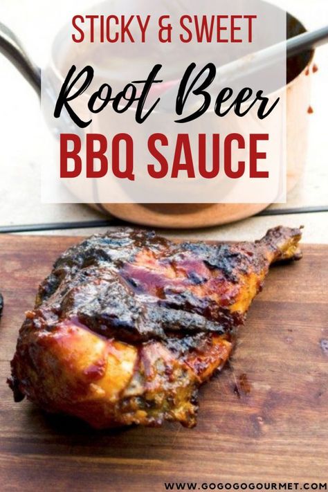 Beer Bbq Sauce Recipe, Root Beer Bbq Sauce, Home Made Bbq Sauce, Beer Bbq Sauce, Chicken Ribs, Homemade Bbq Sauce Recipe, Homemade Sauce Recipes, Barbecue Sauce Recipes, Traeger Recipes