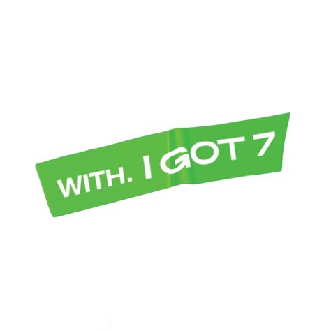 Kpop Sticker, Design Stamps, Green Aesthetic, Got7, Stamp, Green, Design