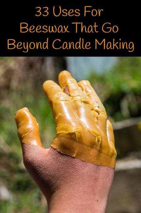 You're probably familiar with using beeswax to make candles, but it can be used in so many more ways than that! Honey Bee Wax Uses, Things To Do With Beeswax Pellets, Bees Wax Crafts, Bees Wax Melts Diy, Bee Wax Candles Ideas, Beeswax Candle Making, Bees Wax Uses, Beeswax Uses, Beeswax Crafts