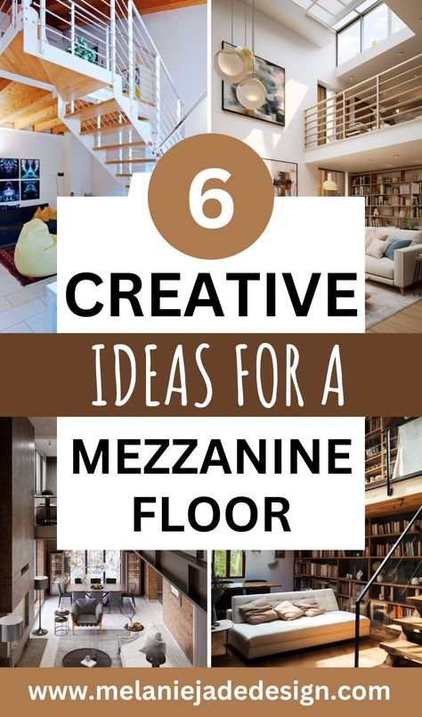 Maximize your space with style! Explore our article '6 Creative Ideas for Using Space Efficiently with a Mezzanine Floor'. Uncover innovative ways to transform your mezzanine into a cozy reading nook, home office, or extra bedroom. Ideal for small spaces and loft conversions. #MezzanineDesign #SpaceSaving #HomeIdeas Mezzanine Studio Small Apartments, Bedroom Mezzanine Ideas, Mezzanine Bedroom Master Suite, Mezannine Loft Interior Design, Small Mezzanine House Design, Mezanine Room, Mezzanine Office Design, Mezzanine House Design, Bedroom With Mezzanine