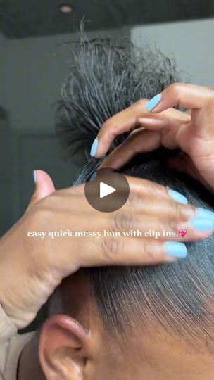 980K views · 26K reactions | Easy Curly Bun Tutorial 😍 | Betterlength | Betterlength · Original audio Messy Bun Tutorial Black Women, Easy Curly Bun, Curly Bun Tutorial, Black Hair Bun Styles, Messy Bun Black Women, Quick Messy Bun, Black Hair Bun, Curly Bun, Bun Styles