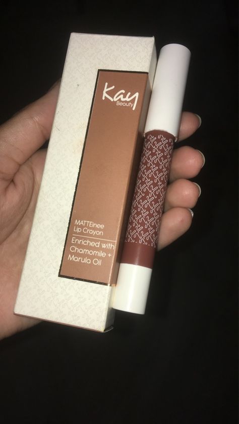 Just in love with the Kay Beaty Lip Crayon . Shade - RUMOUR !!! Kay Beauty Lipstick, Snap Video, Ugc Content, Lip Crayon, Marula Oil, Lipstick Collection, Lip Crayons, Beauty Lipstick, Lipstick Shades