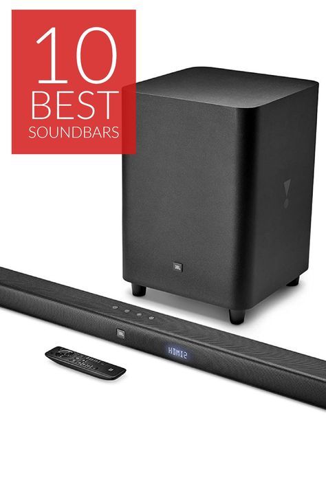 Want better-sounding audio from your TV? Grab one of these compact speaker systems and instantly amp up your home theater experience, without all the messy wires of a traditional setup. #soundbars #audio #technology Soundbar Ideas, Tv Showcase Design, Home Sound System, Tv Sound Bar, Tv Sound System, Best Sound System, Home Theater Sound System, Home Theater Speaker System, Wireless Surround Sound