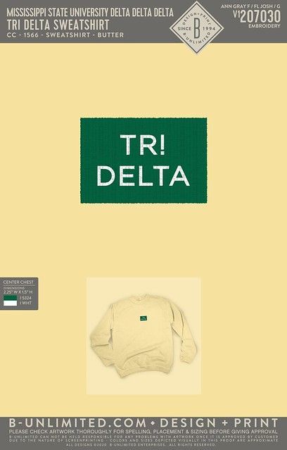 Tri Delta Sweatshirt, Sorority Marketing, Adpi Merch, Romanticizing College, Club Merch, Kappa Delta Sorority, Tri Delt, Kappa Kappa Psi, Sorority Ideas