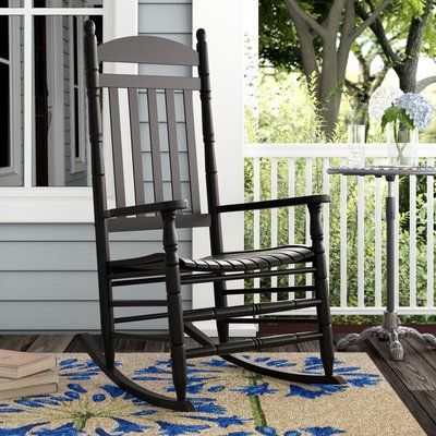 Porch Rocking Chair, Classic Rocking Chair, Cabin Chic, Rocking Chair Porch, Porch Rocker, Patio Glider, Porch Colors, Building A Porch, Chair Frame