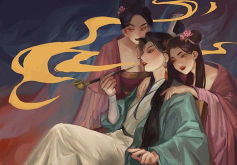 Shen Jiu, Mentally Hilarious, Blood Magic, Avatar Azula, Scum Villain's Self-saving System, Art Painting Gallery, Fantasy Novel, Heaven's Official Blessing, Holy Trinity