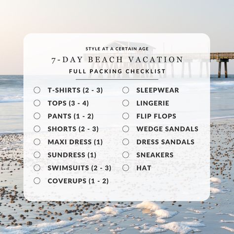 what to pack for a beach vacation - Style At A Certain Age Florida Outfits Vacation, Beach Trip Packing List, Beach Trip Packing, Tretorn Sneakers, Summer Beach Outfits, Beach Vacation Packing, Beach Vacation Packing List, Beach Vacation Style, Tory Burch Espadrilles