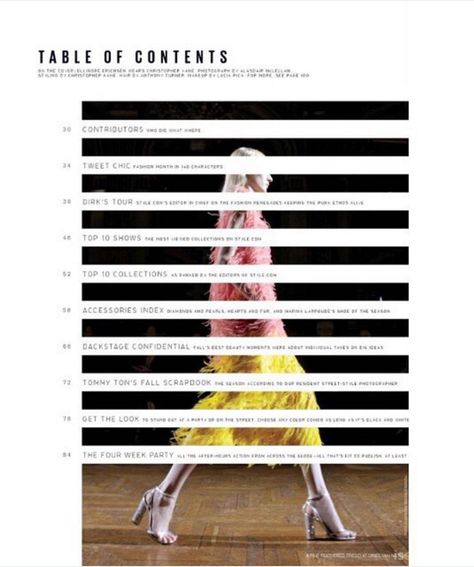 Designing the Perfect Table of Contents: 50 Examples to Show You How – Design School Layout Editoriale, Portfolio Design Layouts, Table Of Contents Design, Design Portfolio Layout, Design De Configuration, Book Portfolio, Fashion Editorial Layout, Magazine Layout Inspiration, Magazine Design Inspiration