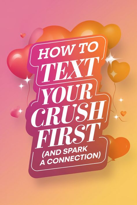 Learn how to text your crush first and spark a genuine connection with these simple yet effective tips. Initiating the conversation can be intimidating, but with the right approach, you can break the ice effortlessly. Discover how to start a meaningful dialogue and keep it interesting throughout. By understanding the art of texting first, you can make a positive impression and build rapport with your crush. Take the first step towards establishing a real connection today! How To Approach Your Crush, Conversation With Crush, Texting First, Text Your Crush, Male Crush, Crush Texts, Real Connection, Genuine Connection, Get A Girlfriend