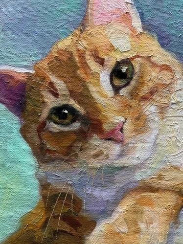 "Adopt514" by Katya Minkina Katya Minkina, Pet Portrait Paintings, Cat Portrait Painting, Paint Your Pet, Cat Art Illustration, Arte Van Gogh, 강아지 그��림, Soyut Sanat Tabloları, Cat Artwork