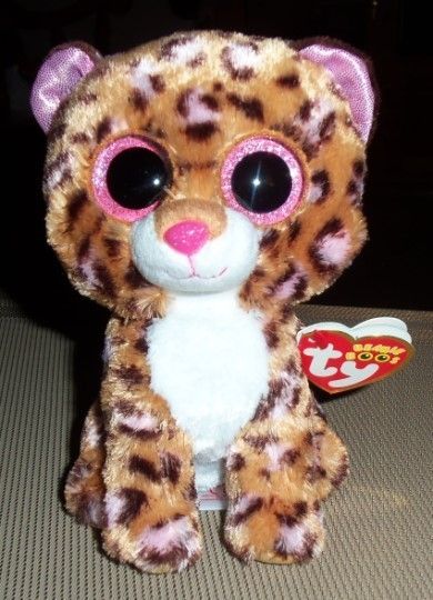 *GIN BONUS* L@@K--->TY Beanie Boos – “PATCHES the Leopard”  (with Glitter Eyes) Burrrrr Basket, Ty Plushies, Baby Snow Leopard, Ty Stuffed Animals, Ty Bears, Ty Toys, Baby Beanies, Collectible Toys, Ty Beanie Boos