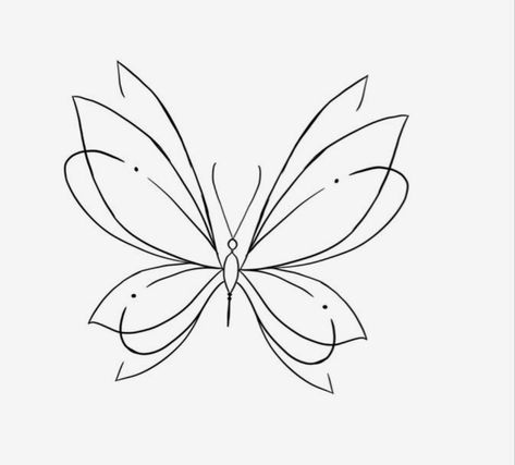 Line Work Butterfly, Butterfly Tattoo Outline, Fine Line Butterfly Tattoo, Line Butterfly Tattoo, Fine Line Butterfly, Line Butterfly, Canvas Tattoo, Butterfly Line Art, Tiny Tats