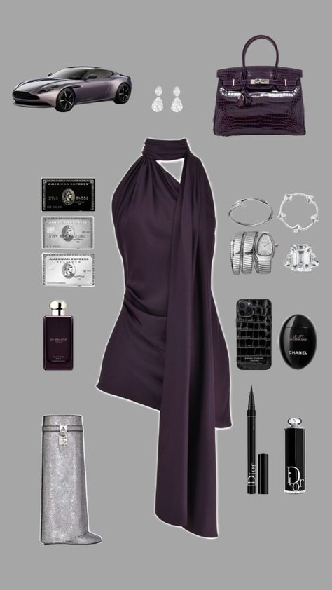 Dark purple classy outfit Curvy Outfits Classy, Big Safe, Real Estate Outfits, Sister Things, Learning Fashion, Casual Dressy Outfits, Brunette Aesthetic, Korean Life, Princess Closet