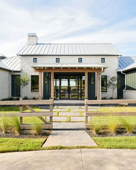 Texas by LH.Designs | 1stDibs Barn Office, House Rehab, Texas Farmhouse, Farm Style House, Fire Fly, Exterior Facade, Lauren Taylor, Hill Country Homes, San Angelo