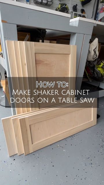 Full Overlay Shaker Cabinets Diy, Making Shaker Cabinet Doors Diy, Cabinet Making How To Build, Tongue And Groove Cabinet Doors, Diy Mdf Cabinet Doors, Diy Shaker Cabinet Doors With Router, Diy Cabinet Doors Easy Kitchen, Diy Built In Storage Cabinets, How To Make A Cabinet