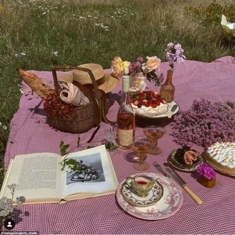 Picnic Aesthetics, Sunday Picnic, Cranes In The Sky, Cottagecore Picnic, Aesthetic Tea, Picnic Inspiration, Garden Picnic, Vintage Picnic, Cottagecore Fairy