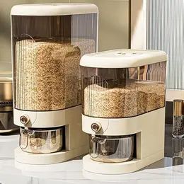 https://www.tiktok.com/t/ZP88JMckT/ Food Shortage, Rice Dispenser, Cereal Containers, Cereal Dispenser, Grain Storage, Round Kitchen, Kitchen Storage Containers, Star Anise, Insect Repellent